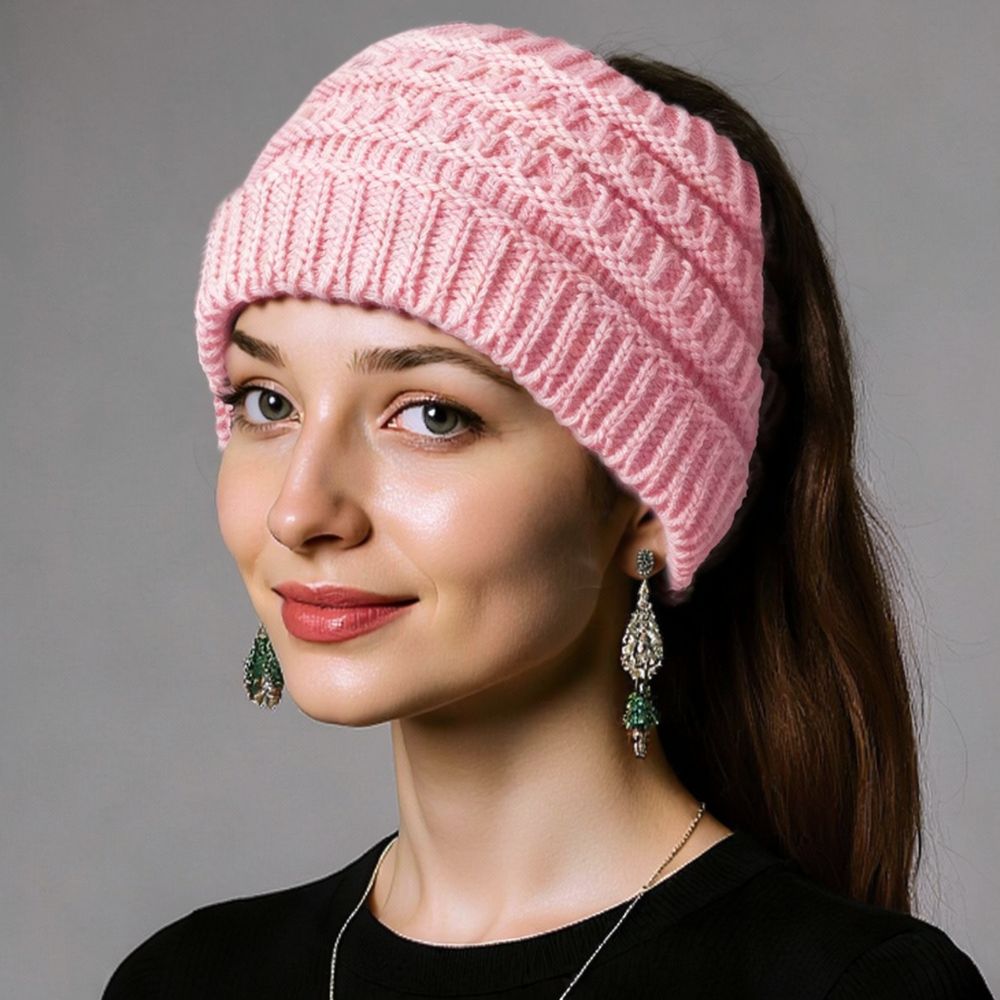 Wide Knitted Headband Winter W - Fleece Ear Warmer Band recension och pris