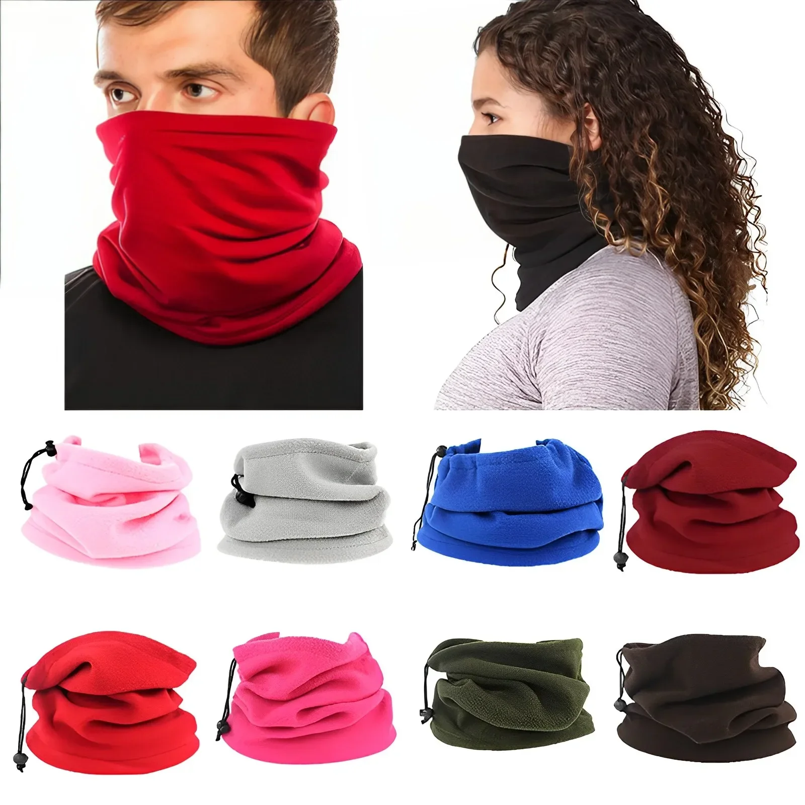 Winter Warm Unisex Windproof M - Neck Gaiter Fleece recension och pris