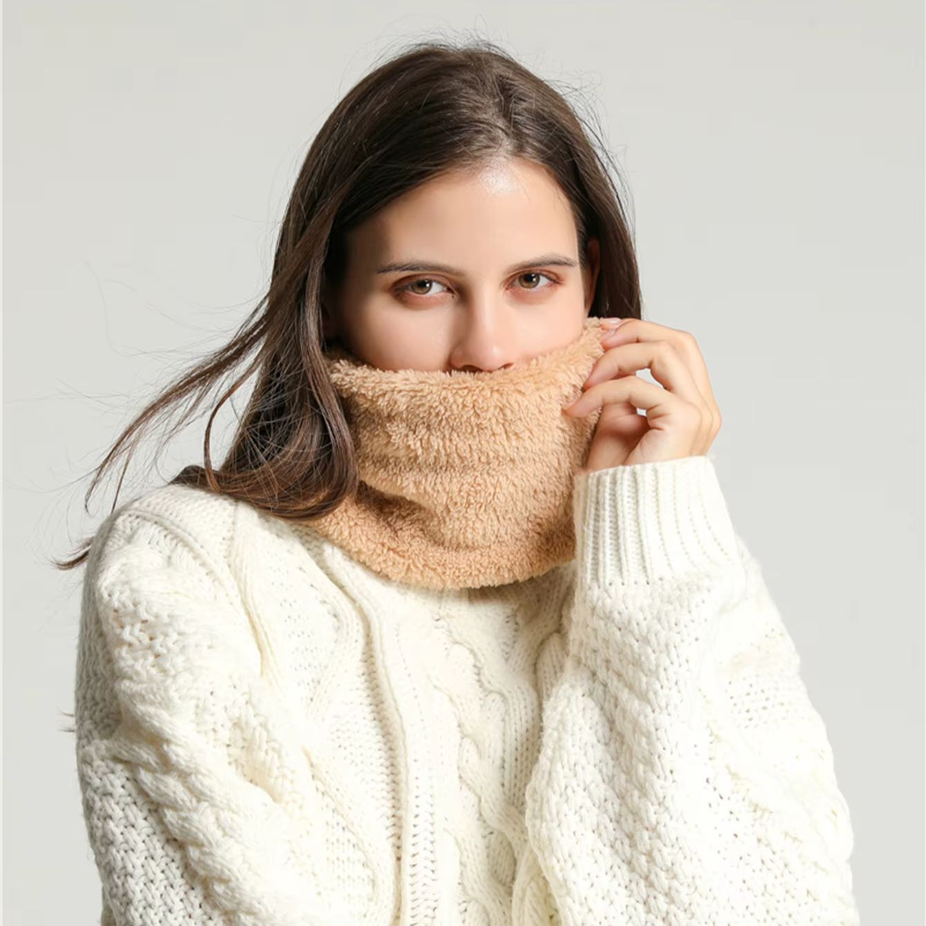 Casual Coral Fleece Neck Warme - Neck Gaiter Fleece recension och pris
