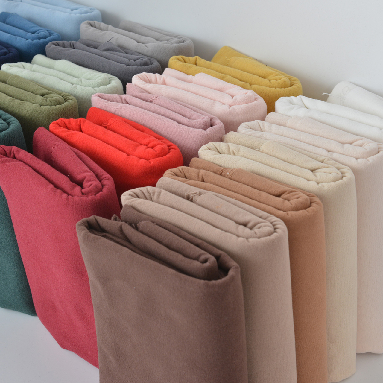 Half Meter Solid color Baby's  - Flannel Shirt Lined recension och pris