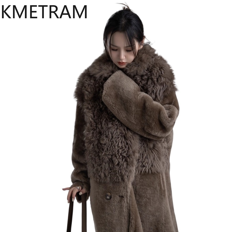 KMETRAM 100% Natural Tuscany o - Wool Coat Peacoat recension och pris